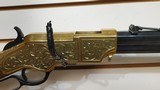owned Henry Original Deluxe Engraved .44-40 Lever Action Rifle 24" bbl original box very good condition - 16 of 24