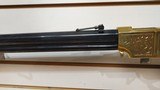 owned Henry Original Deluxe Engraved .44-40 Lever Action Rifle 24" bbl original box very good condition - 7 of 24