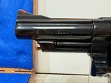 Used Smith & Wesson Model 57 41 Mag 4 inch barrel blued wood grips, Original Blue box, redone inside. - 9 of 20