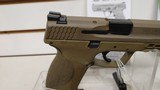 Lightly used S&W M&P 2.0 9mm FDE 4 3/4" bbl3 17 rnd mags grip adjusters lock orig box good condition - 14 of 17