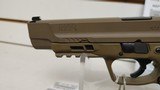 Lightly used S&W M&P 2.0 9mm FDE 4 3/4" bbl3 17 rnd mags grip adjusters lock orig box good condition - 6 of 17