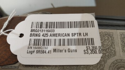 Millers Exclusive Browning 425 American Sporter LEFT HAND 12ga/30 - Image 20 of 21
