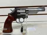 used Smith & Wesson Model 66-2 357 mag 4" bbl6 shot wooden grips very good condition no box no manuals - 7 of 13