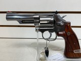 used Smith & Wesson Model 66-2 357 mag 4" bbl6 shot wooden grips very good condition no box no manuals - 1 of 13