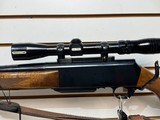 Used Browning BAR 300 win 24" redfield scope leather strap fair condition - 4 of 24