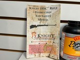 Used Knight D.I.S.C. Rifle 22" bbl Sportview scope 100 discs lots of accessories good condition rare - 2 of 21