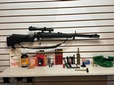 Used Knight D.I.S.C. Rifle 22" bbl Sportview scope 100 discs lots of accessories good condition rare - 14 of 21