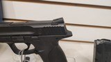 Used Smith & Wesson M&P 2.0 9mm 4 3/4" bbl 2 17 rnd mags hard case grip adjusters good condition - 4 of 13