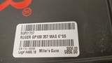 New Ruger GP100 357 Magnum6" bbl SS new in hard case - 11 of 23