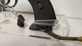 Used Webley MKIV 38S&W 4 3/4" bbl canvas holster lanyard war finish good condition - 3 of 23