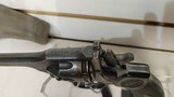 Used Webley MKIV 38S&W 4 3/4" bbl canvas holster lanyard war finish good condition - 11 of 23