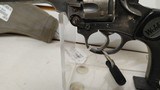 Used Webley MKIV 38S&W 4 3/4" bbl canvas holster lanyard war finish good condition - 9 of 23