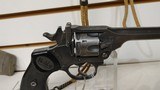 Used Webley MKIV 38S&W 4 3/4" bbl canvas holster lanyard war finish good condition - 17 of 23