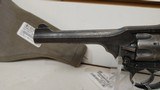Used Webley MKIV 38S&W 4 3/4" bbl canvas holster lanyard war finish good condition - 8 of 23