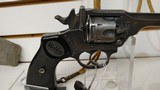 Used Webley MKIV 38S&W 4 3/4" bbl canvas holster lanyard war finish good condition - 16 of 23