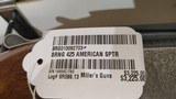 New Browning Miller 425 Sporting grade 2-3 wood custom engraving 20 gauge 30" bbl 4 chokes new in box 2023 inventory - 23 of 23