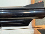 Used Smith & Wesson Model 57, 41 remington Mag, Wood Display case, - 16 of 18