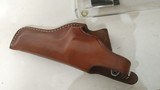 used Hi-Standard Sentinel 9 shot 22LR 4" bbl wood grips leather holster good condition - 19 of 22