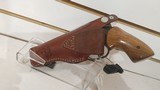 used Hi-Standard Sentinel 9 shot 22LR 4" bbl wood grips leather holster good condition - 21 of 22