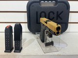 Used Glock 19 Gen 5 Gold Slide , 3 Mags, with box - 16 of 17