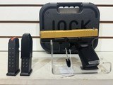 Used Glock 19 Gen 5 Gold Slide , 3 Mags, with box - 1 of 17