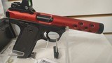 Ruger Mark IV 22/45 Lite Red Anodized Finish .22 LR 43946 new in box 2 in stock Leupold glasses included - 13 of 17