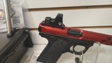 Ruger Mark IV 22/45 Lite Red Anodized Finish .22 LR 43946 new in box 2 in stock Leupold glasses included - 2 of 17
