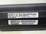 new ARM 1911 ROCK MSC 45AP PB 7 DE in hard case - 15 of 15