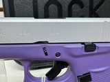 new GLK 43 9MM 6RD PURP SA 850386008530 new in hard case - 5 of 14
