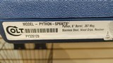 Lightly used Colt Python 357 mag 6" bbl SS hard case like new condition - 18 of 19