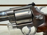 Used Smith & Wesson 629 44Mag, 6" barrel, wood grips Stainless steel. - 4 of 18