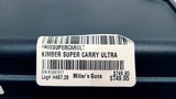 Lightly used Kimber Super Carry Ultra 45 ACP3" bbl 5 mags holster hard case very good condition - 18 of 19