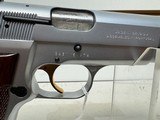 Used Browning 9mm Hi Power Single Action Pistol Silver Chrome, 2 Mags, Original Box. - 14 of 17