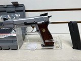 Used Browning 9mm Hi Power Single Action Pistol Silver Chrome, 2 Mags, Original Box. - 2 of 17