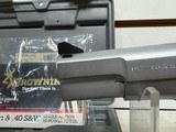 Used Browning 9mm Hi Power Single Action Pistol Silver Chrome, 2 Mags, Original Box. - 6 of 17