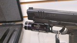 used Springfield XDM 9mm XDM9201HCSP 9mm4 1/2" bbl flashlight hardcase holster good condition - 2 of 22