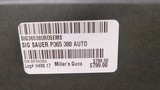 new SIG P365 ROSE 380 10R NS MS with locking case - 20 of 20