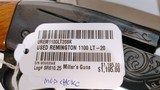 Used Remington 1100 LT-20 20 gauge 20" bbl fixed choke mod very good condition factory custom shop wood - 25 of 25