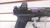 Used SCT 19Custom BLK/GRN9mm MOA plate tools Holosun optic included very good condition - 15 of 19