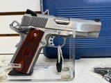 Used Springfield Champion 1911 Pistol PX9142LP, 45 ACP, 4 in Bull, Cocobolo Wood Grip, Stainless Finish, Tritium 3-Dot Sights, 7 Rd, 2 Mags - 10 of 17