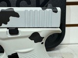 NEW Cow pattern, Glock 43 Black & White 9MM ACG-57089 - 3 of 18