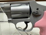 USED Smith & Wesson 642 Airweight 38 Special, no box, pink grip 2" barrel - 4 of 13