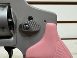 USED Smith & Wesson 642 Airweight 38 Special, no box, pink grip 2" barrel - 3 of 13