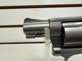 USED Smith & Wesson 642 Airweight 38 Special, no box, pink grip 2" barrel - 5 of 13
