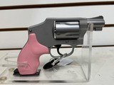 USED Smith & Wesson 642 Airweight 38 Special, no box, pink grip 2" barrel - 8 of 13