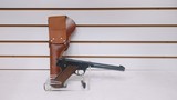 used Hi-Standard Model H-D Military 22LR 7" bbl 1 original mag leather holster good condition - 15 of 25