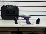 Like New Never Fired Glock 42 Purple 380 ACP 850386008523