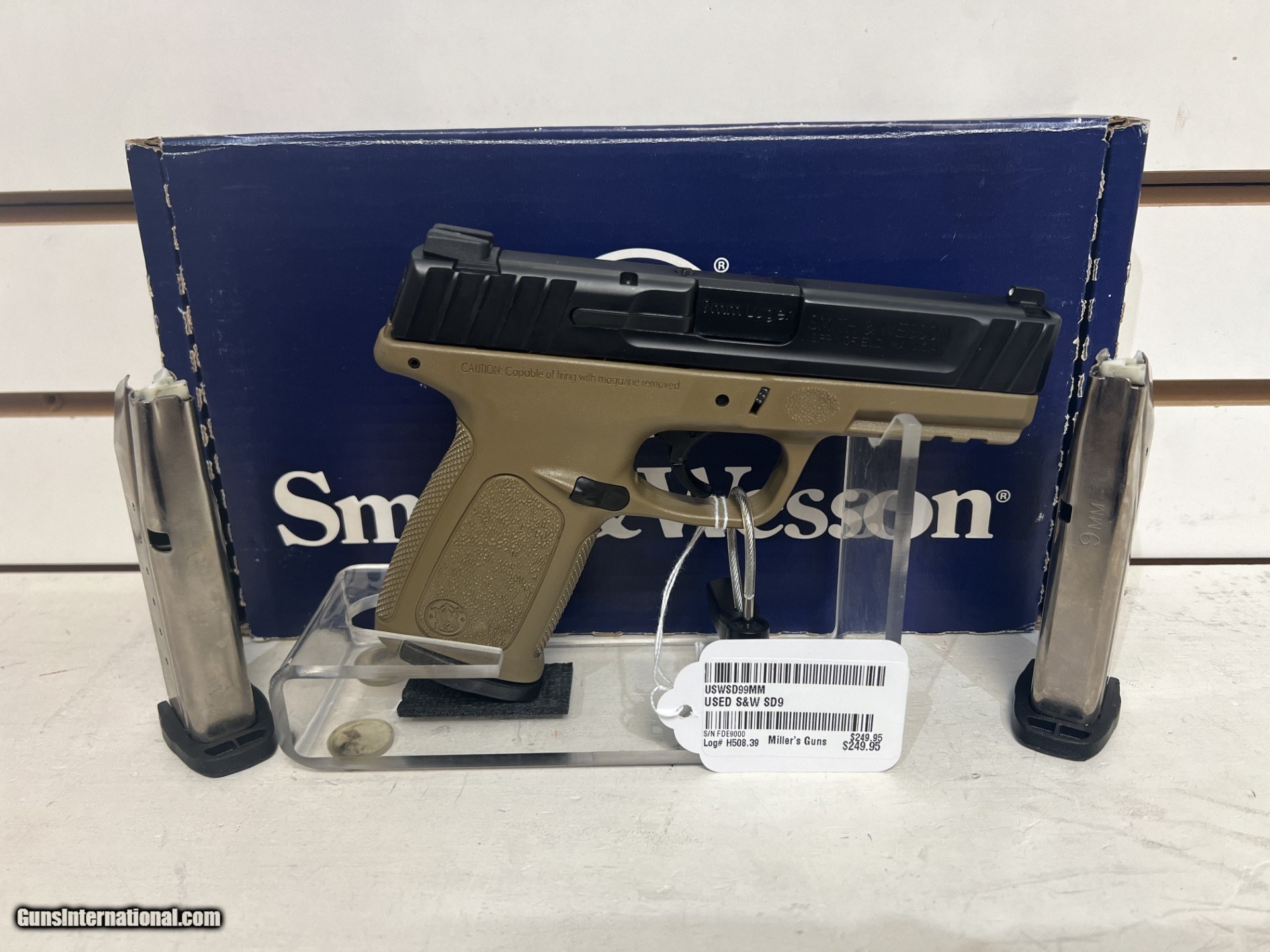 Used Smith and Wesson SD9 9MM