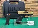 Glock 43X Gold Slide