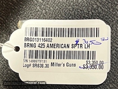 Millers Exclusive Browning 425 American Sporter LEFT HAND 12ga/32 - Image 11 of 12